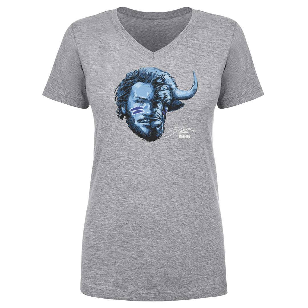 Josh Allen Women&#39;s V-Neck T-Shirt | 500 LEVEL