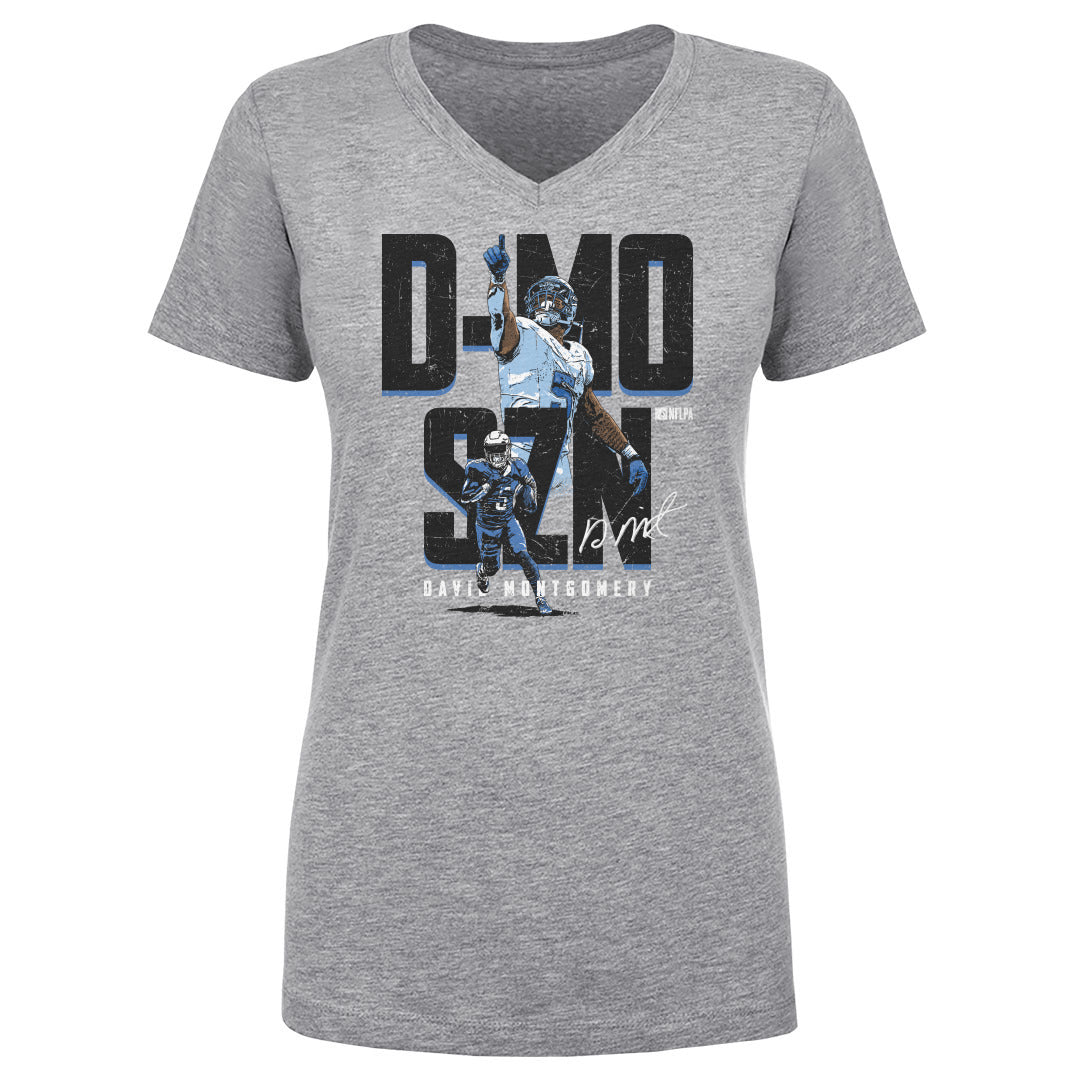 David Montgomery Women&#39;s V-Neck T-Shirt | 500 LEVEL