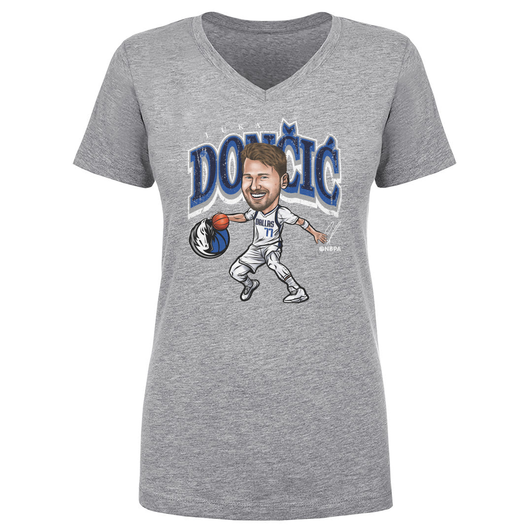 Luka Doncic Women&#39;s V-Neck T-Shirt | 500 LEVEL