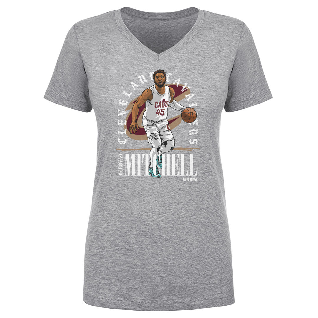 Donovan Mitchell Women&#39;s V-Neck T-Shirt | 500 LEVEL