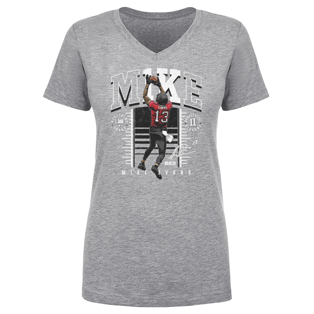 Mike Evans Women&#39;s V-Neck T-Shirt | 500 LEVEL