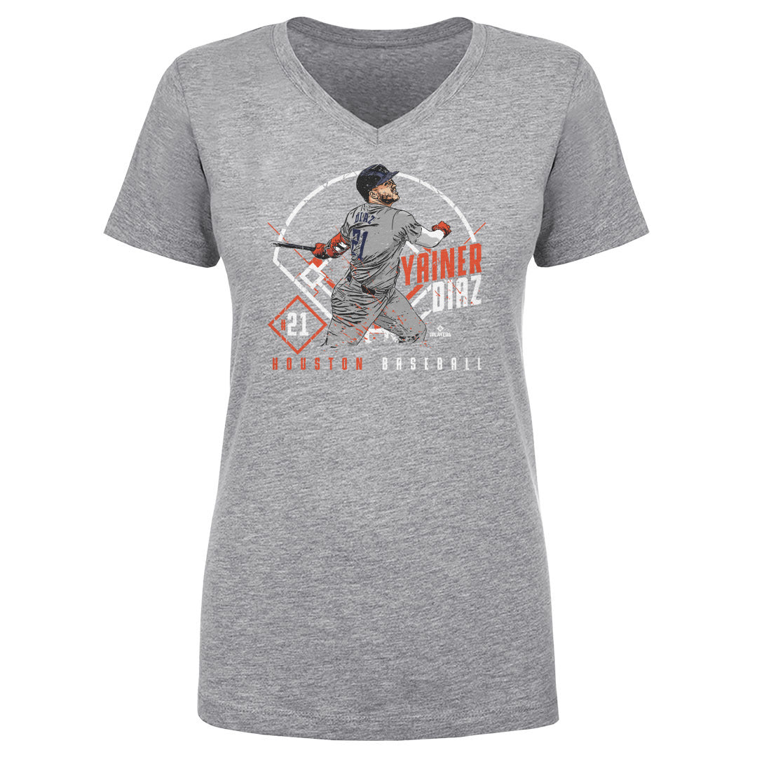 Yainer Diaz Women&#39;s V-Neck T-Shirt | 500 LEVEL