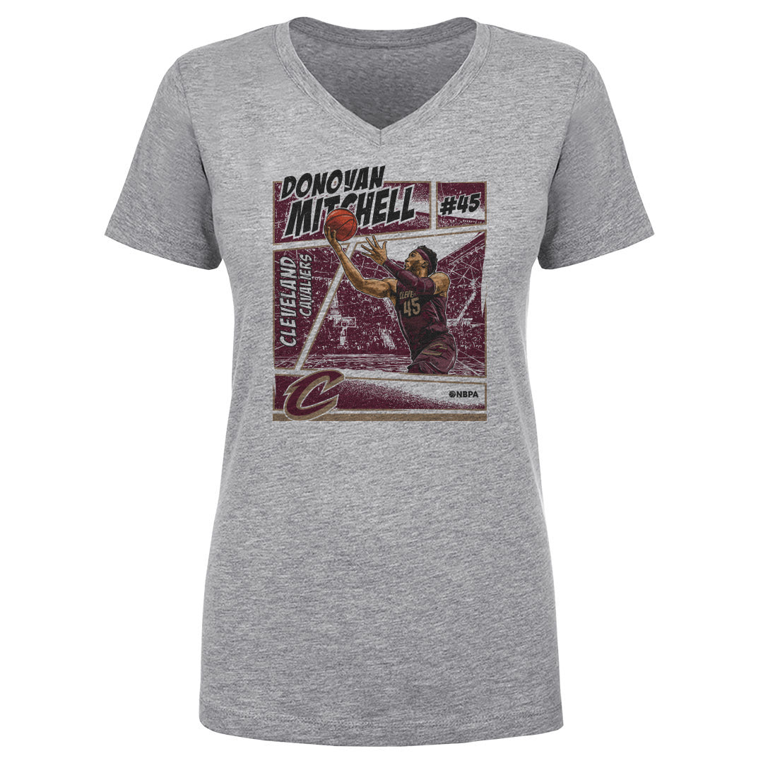 Donovan Mitchell Women&#39;s V-Neck T-Shirt | 500 LEVEL