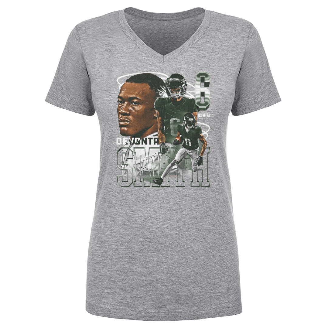 DeVonta Smith Women&#39;s V-Neck T-Shirt | 500 LEVEL