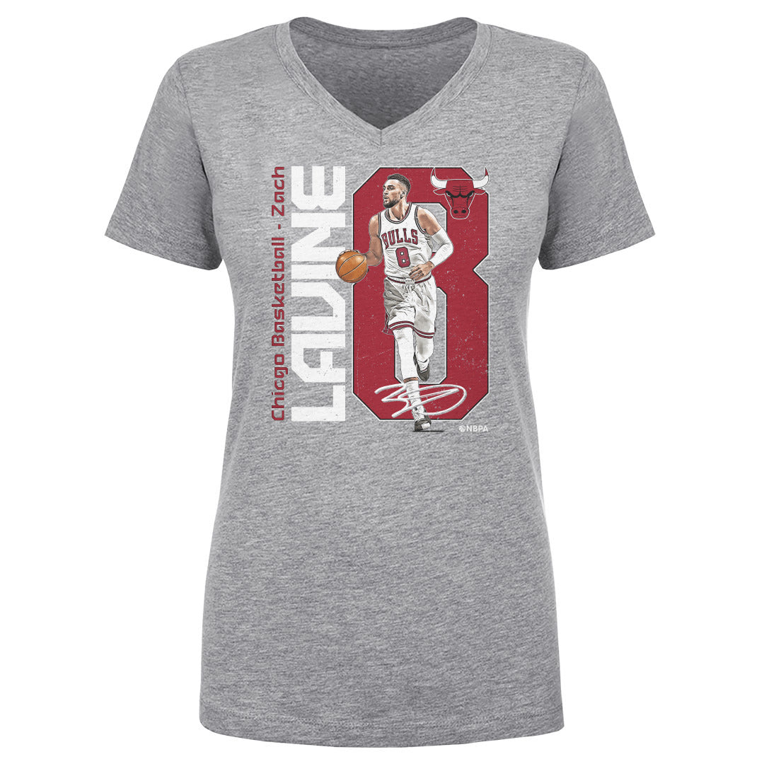 Zach Lavine Women&#39;s V-Neck T-Shirt | 500 LEVEL