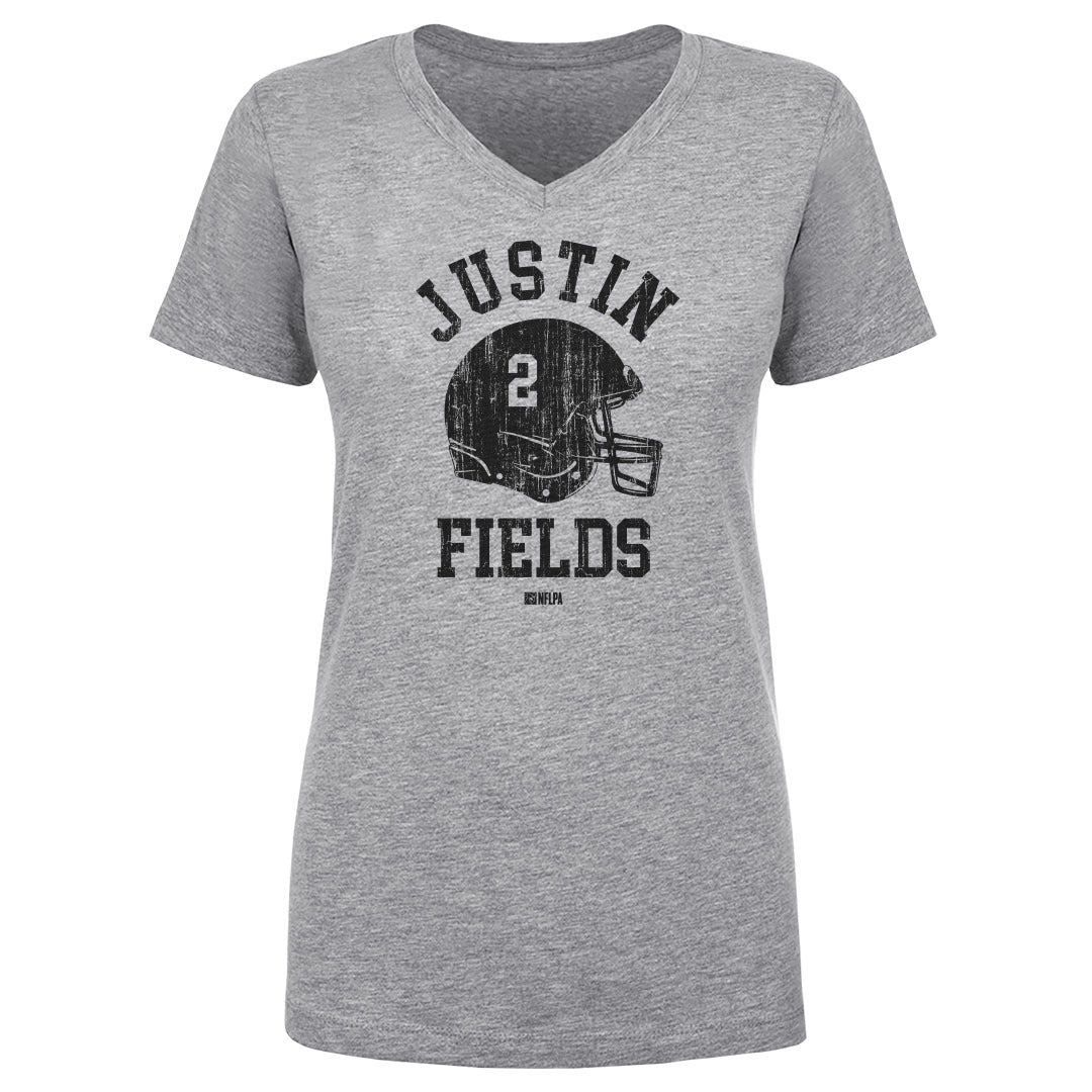 Justin Fields Women&#39;s V-Neck T-Shirt | 500 LEVEL