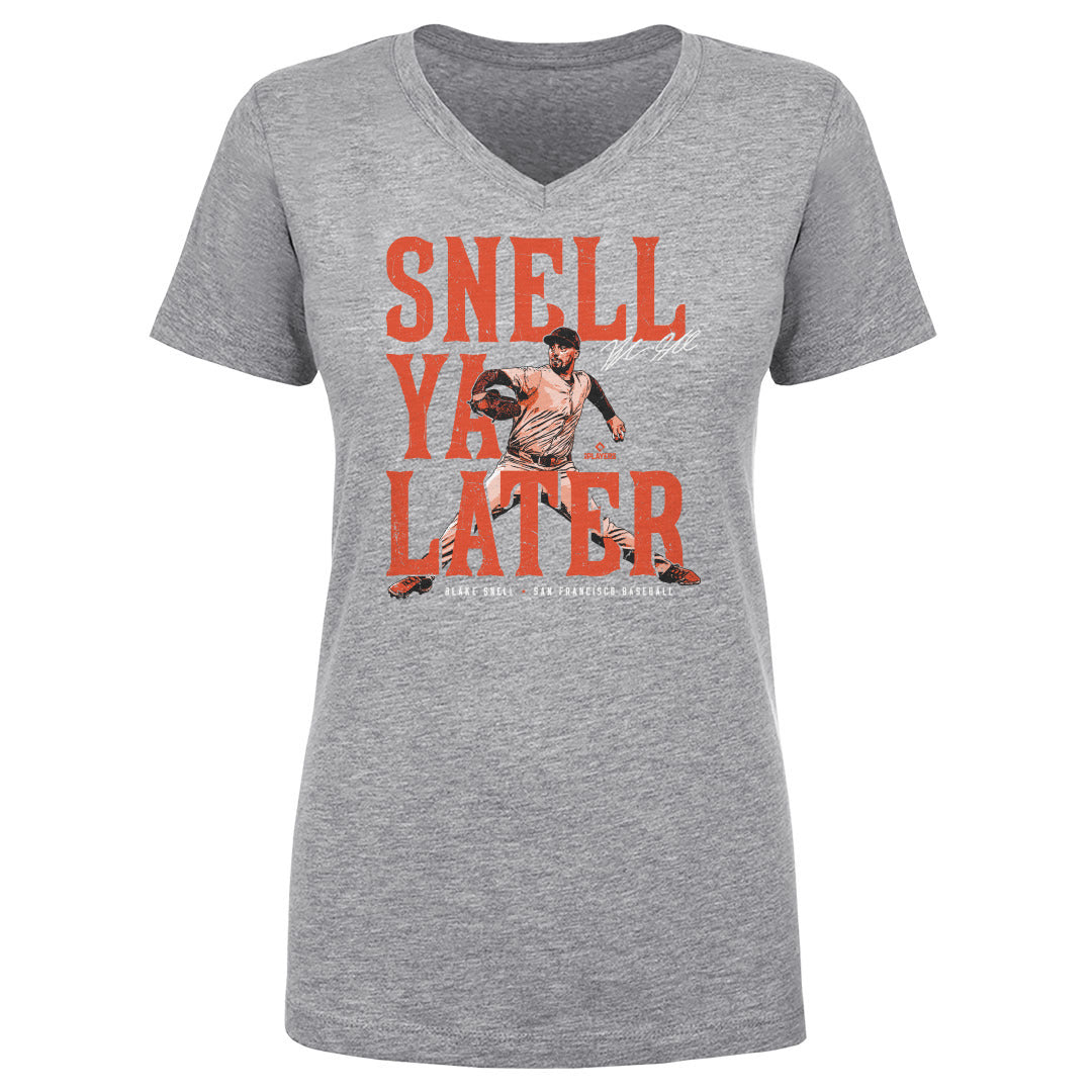 Blake Snell Women&#39;s V-Neck T-Shirt | 500 LEVEL