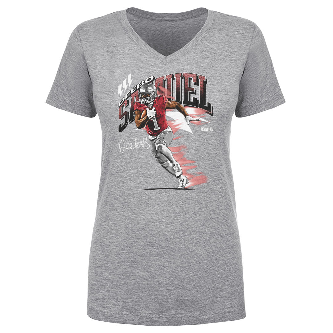 Deebo Samuel Women&#39;s V-Neck T-Shirt | 500 LEVEL