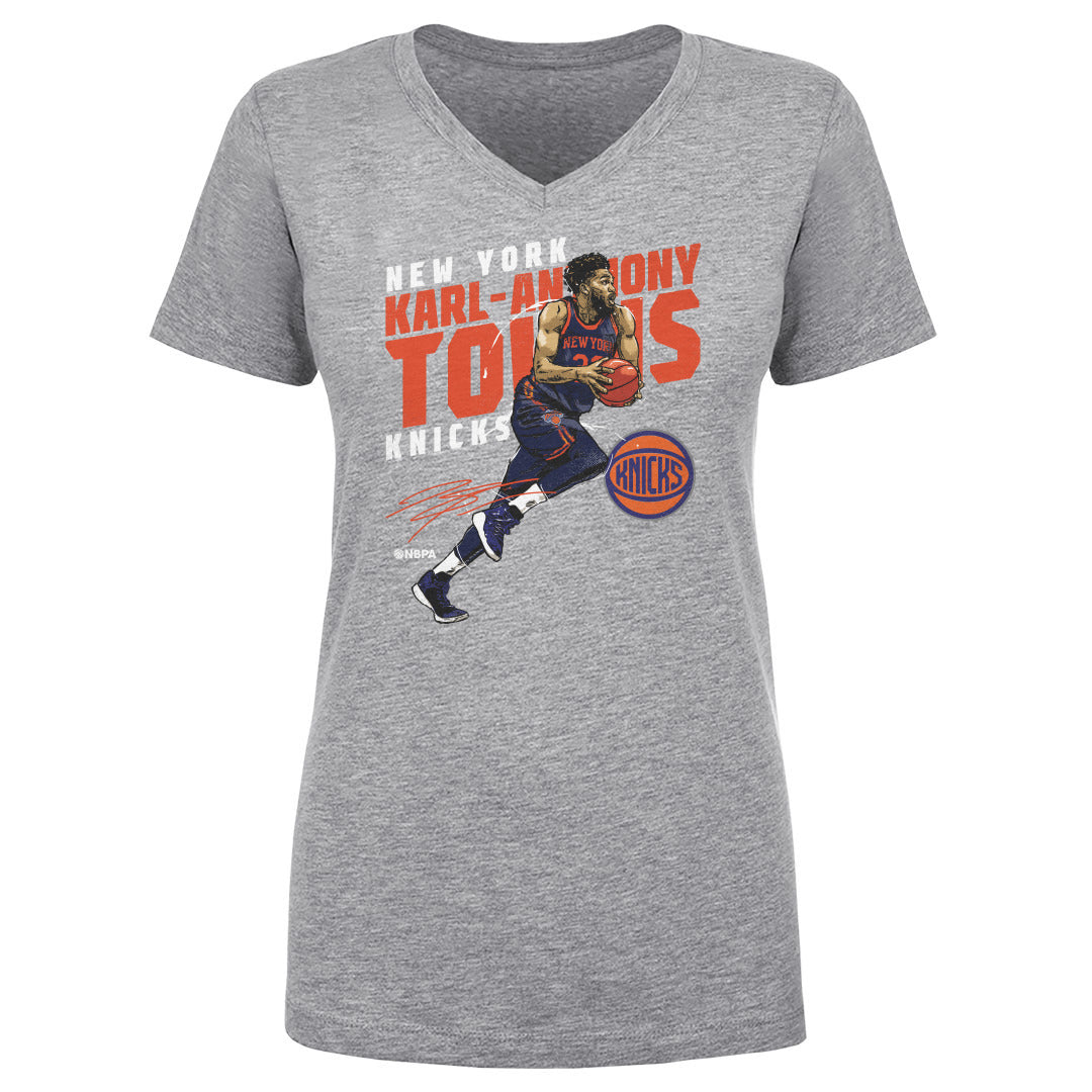 Karl-Anthony Towns Women&#39;s V-Neck T-Shirt | 500 LEVEL