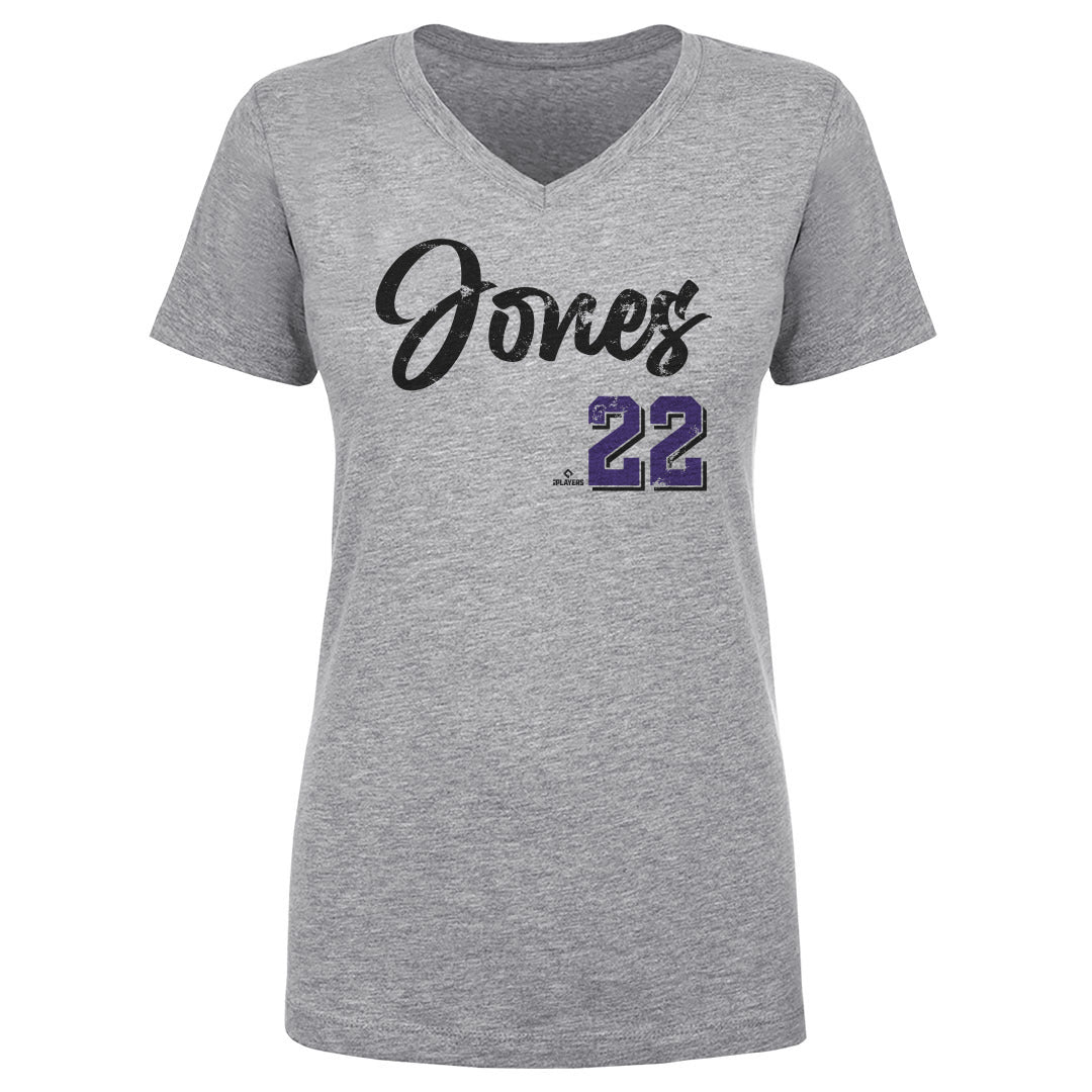 Nolan Jones Women&#39;s V-Neck T-Shirt | 500 LEVEL