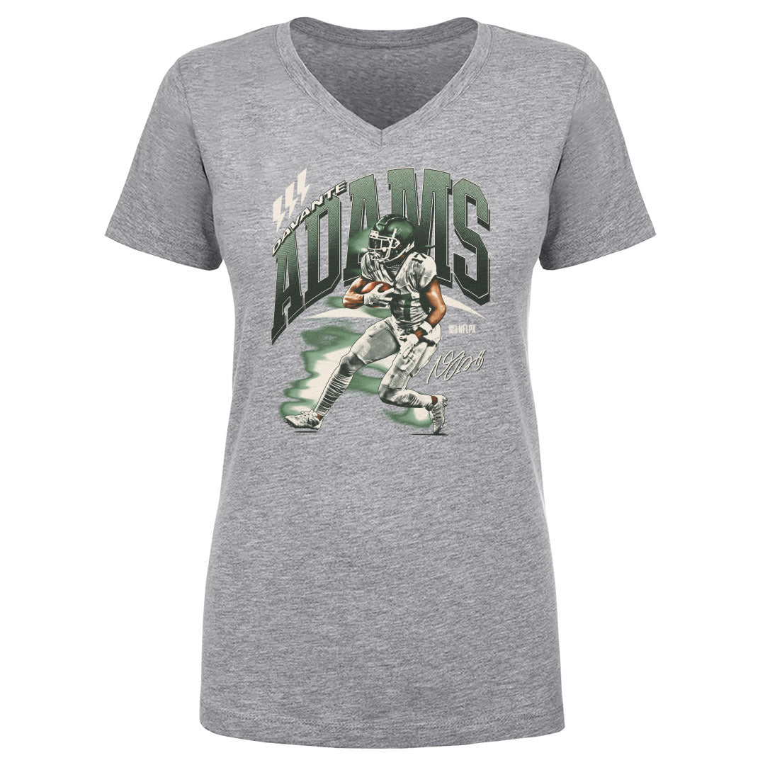 Davante Adams Women&#39;s V-Neck T-Shirt | 500 LEVEL