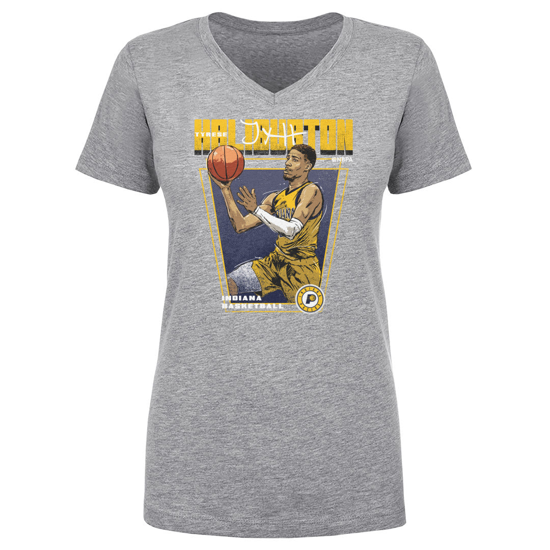 Tyrese Haliburton Women&#39;s V-Neck T-Shirt | 500 LEVEL