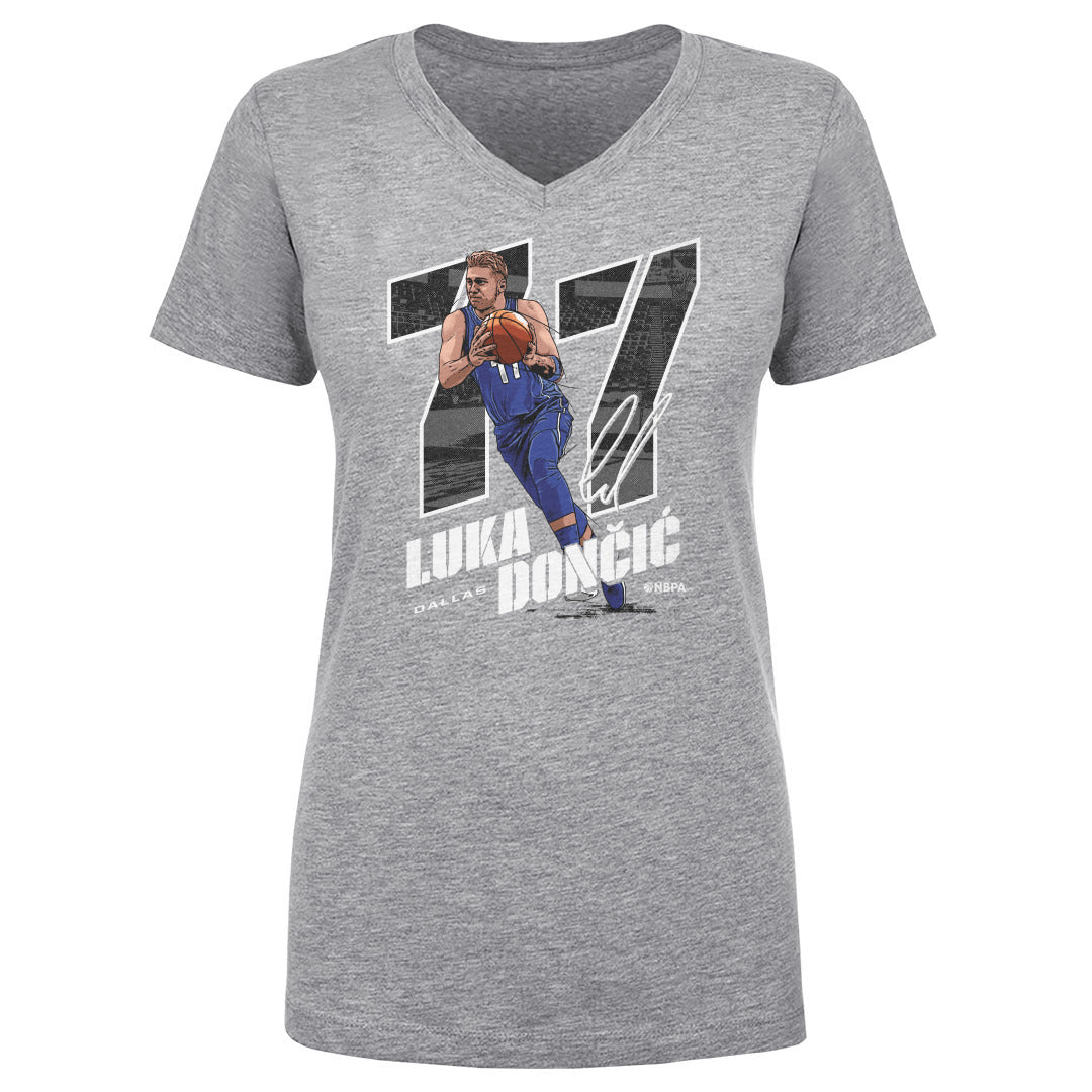 Luka Doncic Women&#39;s V-Neck T-Shirt | 500 LEVEL