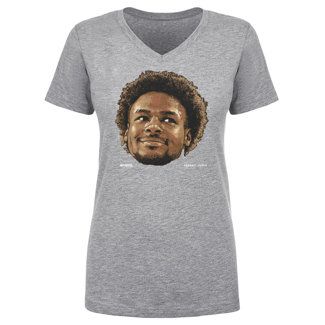 Bronny James Jr. Women&#39;s V-Neck T-Shirt | 500 LEVEL