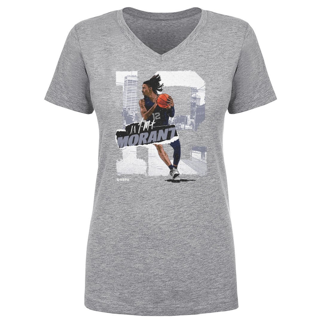 Ja Morant Women&#39;s V-Neck T-Shirt | 500 LEVEL