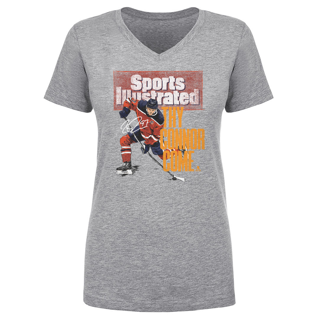 Connor McDavid Women&#39;s V-Neck T-Shirt | 500 LEVEL