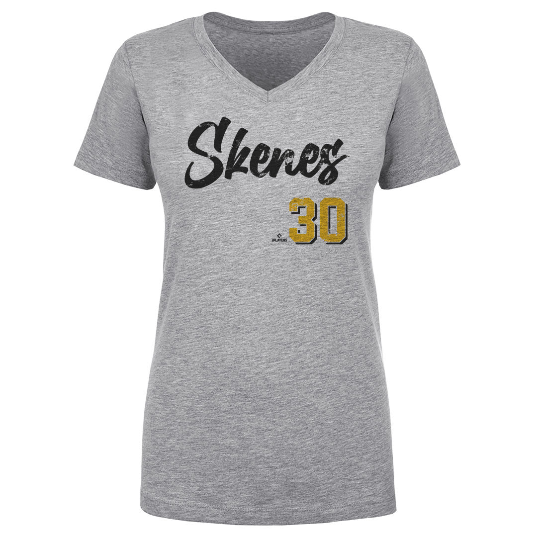 Paul Skenes Women&#39;s V-Neck T-Shirt | 500 LEVEL