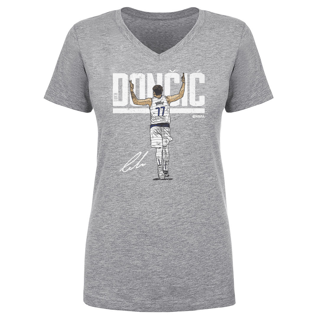 Luka Doncic Women&#39;s V-Neck T-Shirt | 500 LEVEL