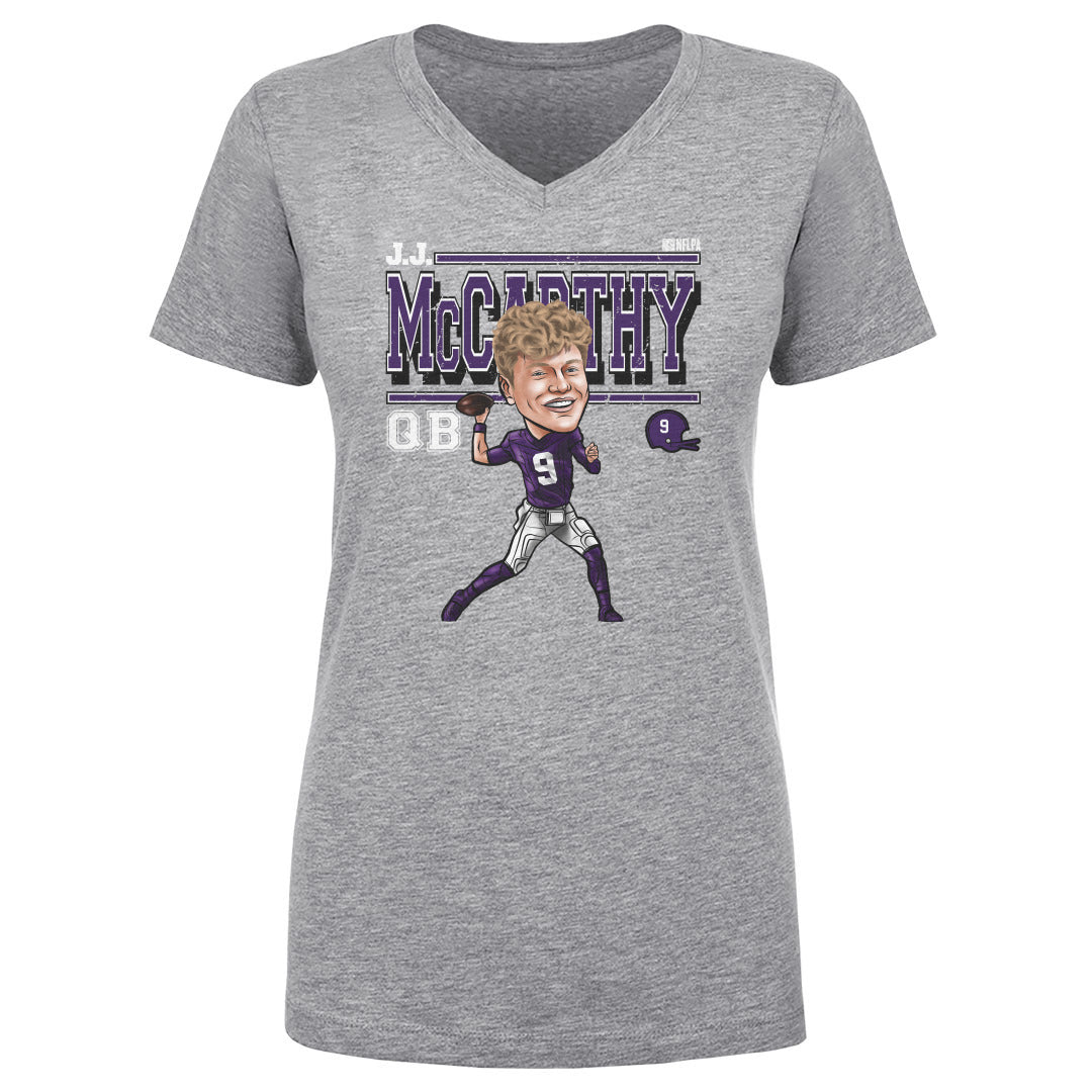 J.J. McCarthy Women&#39;s V-Neck T-Shirt | 500 LEVEL