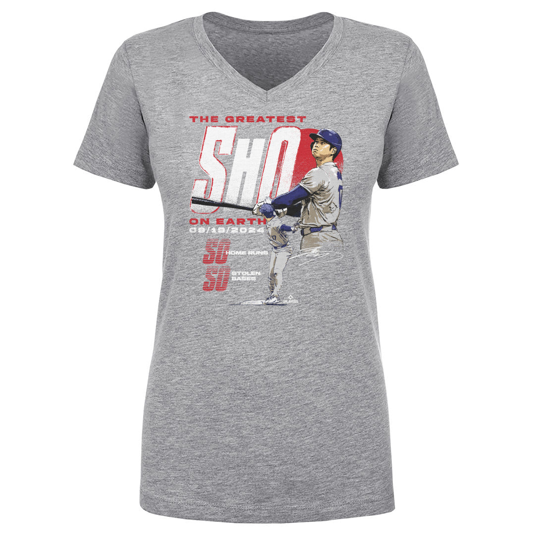 Shohei Ohtani Women&#39;s V-Neck T-Shirt | 500 LEVEL