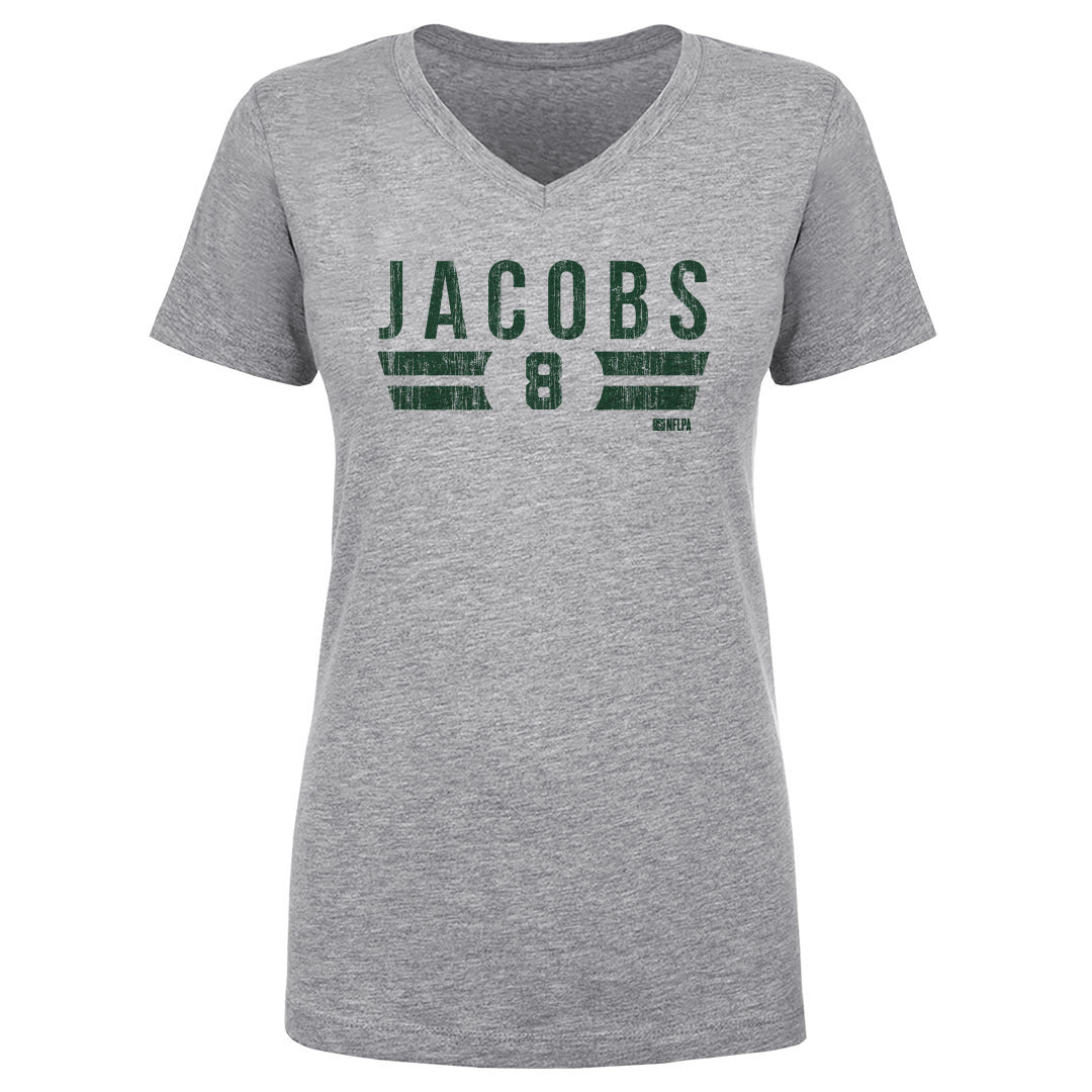 Josh Jacobs Women&#39;s V-Neck T-Shirt | 500 LEVEL