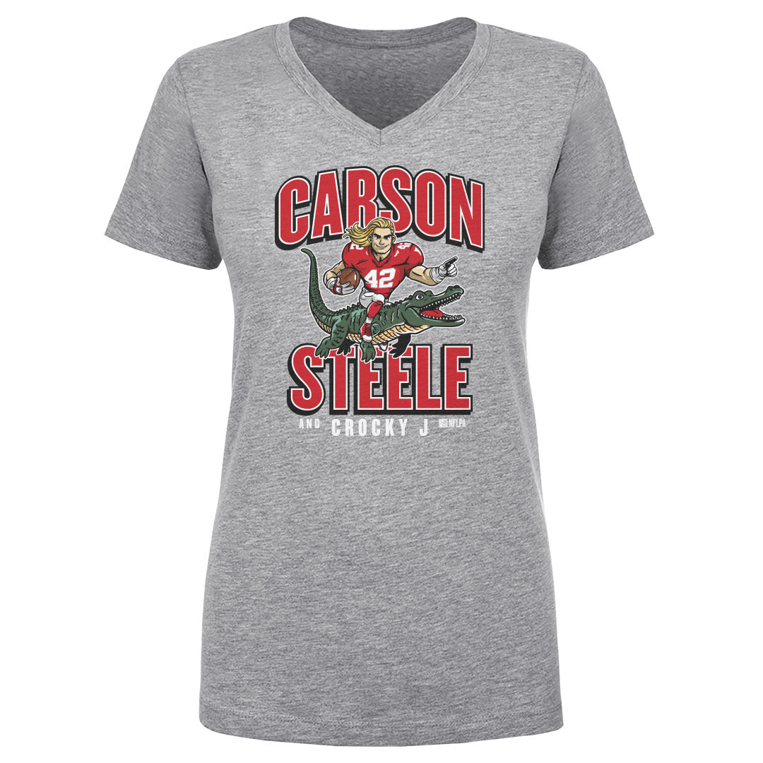 Carson Steele Women&#39;s V-Neck T-Shirt | 500 LEVEL