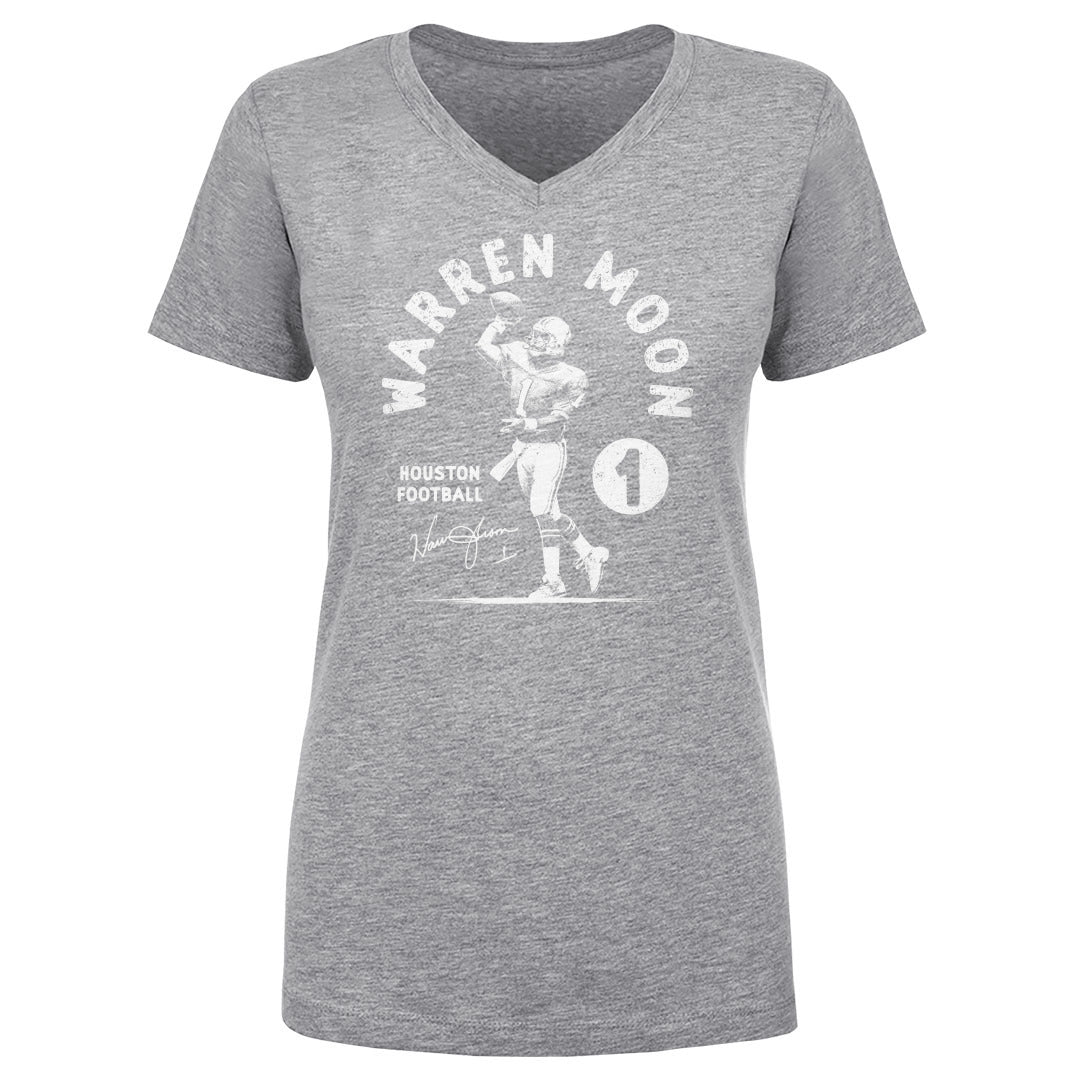 Warren Moon Women&#39;s V-Neck T-Shirt | 500 LEVEL