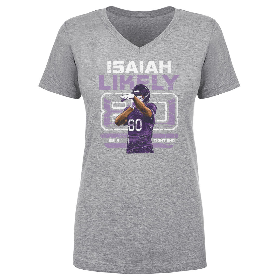 Isaiah Likely Women&#39;s V-Neck T-Shirt | 500 LEVEL