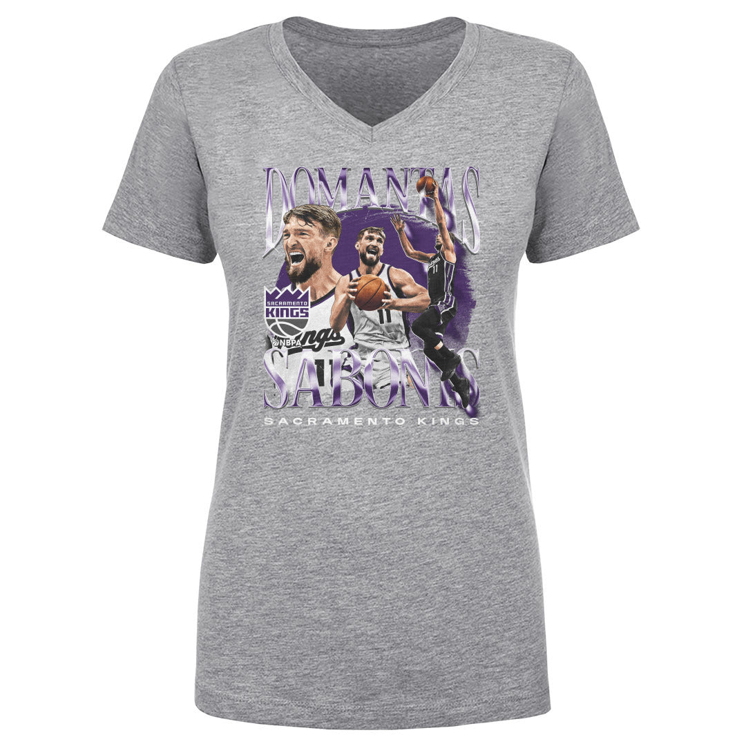 Domantas Sabonis Women&#39;s V-Neck T-Shirt | 500 LEVEL