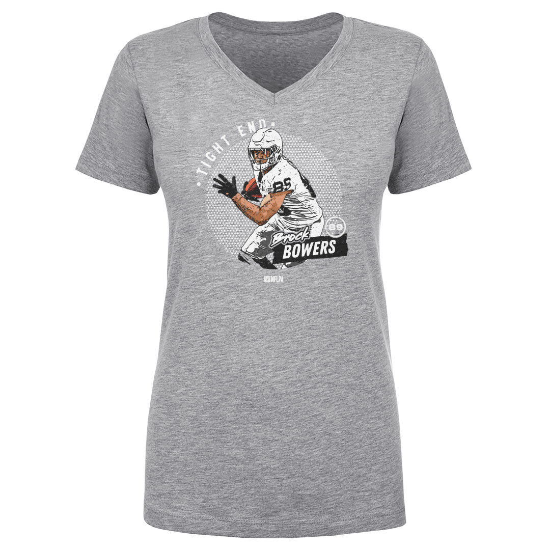 Brock Bowers Women&#39;s V-Neck T-Shirt | 500 LEVEL