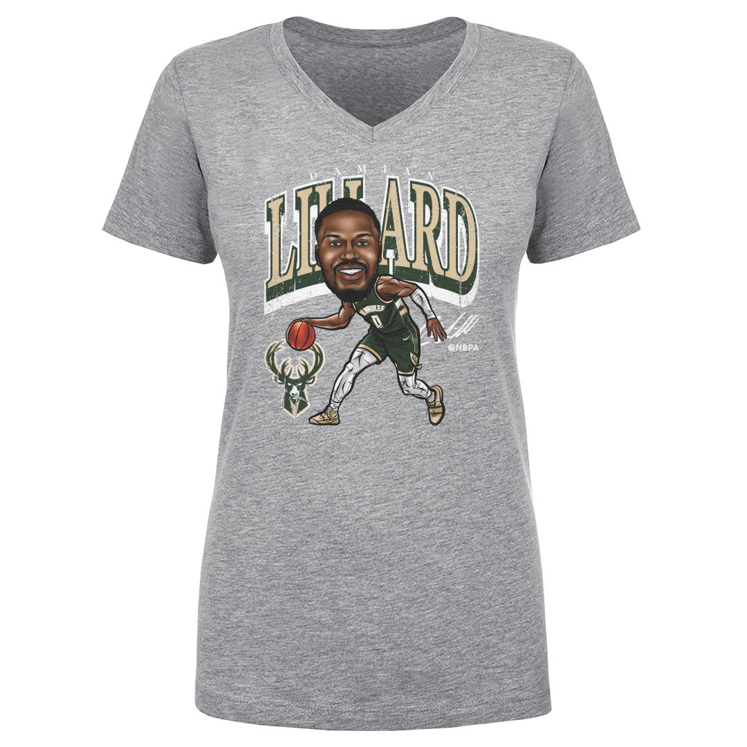 Damian Lillard Women&#39;s V-Neck T-Shirt | 500 LEVEL