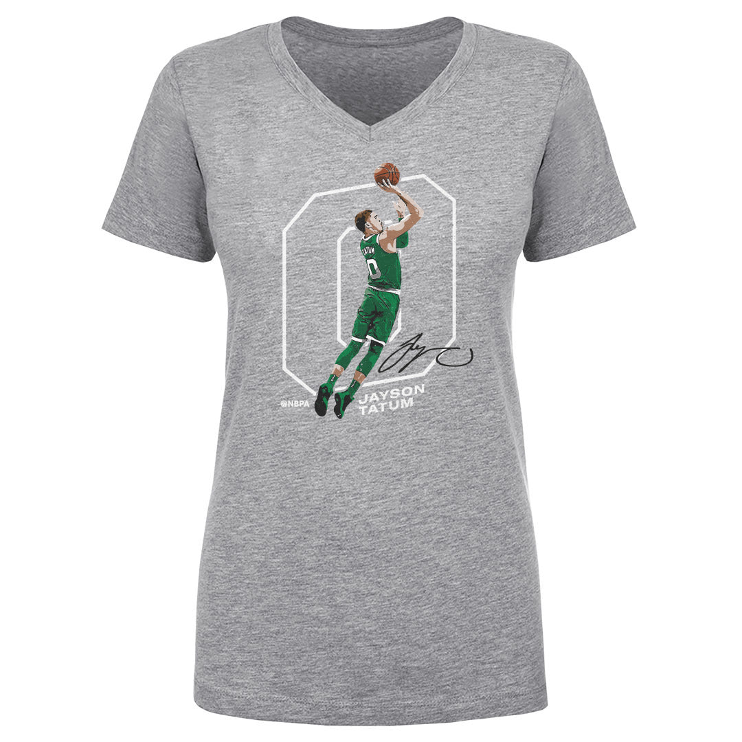 Jayson Tatum Women&#39;s V-Neck T-Shirt | 500 LEVEL