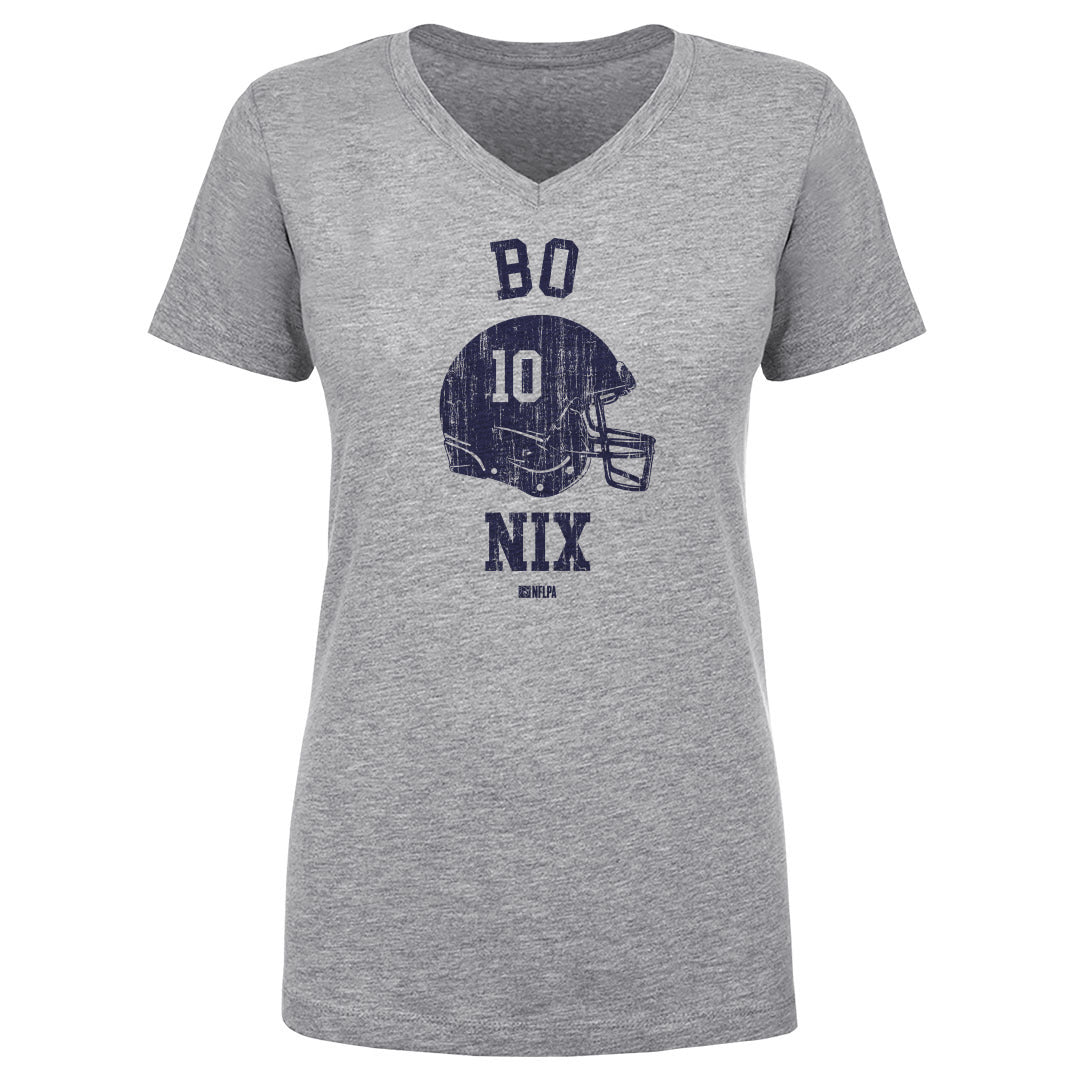 Bo Nix Women&#39;s V-Neck T-Shirt | 500 LEVEL