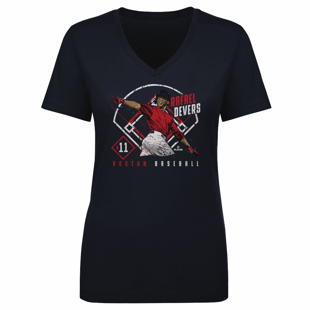 Rafael Devers Women&#39;s V-Neck T-Shirt | 500 LEVEL