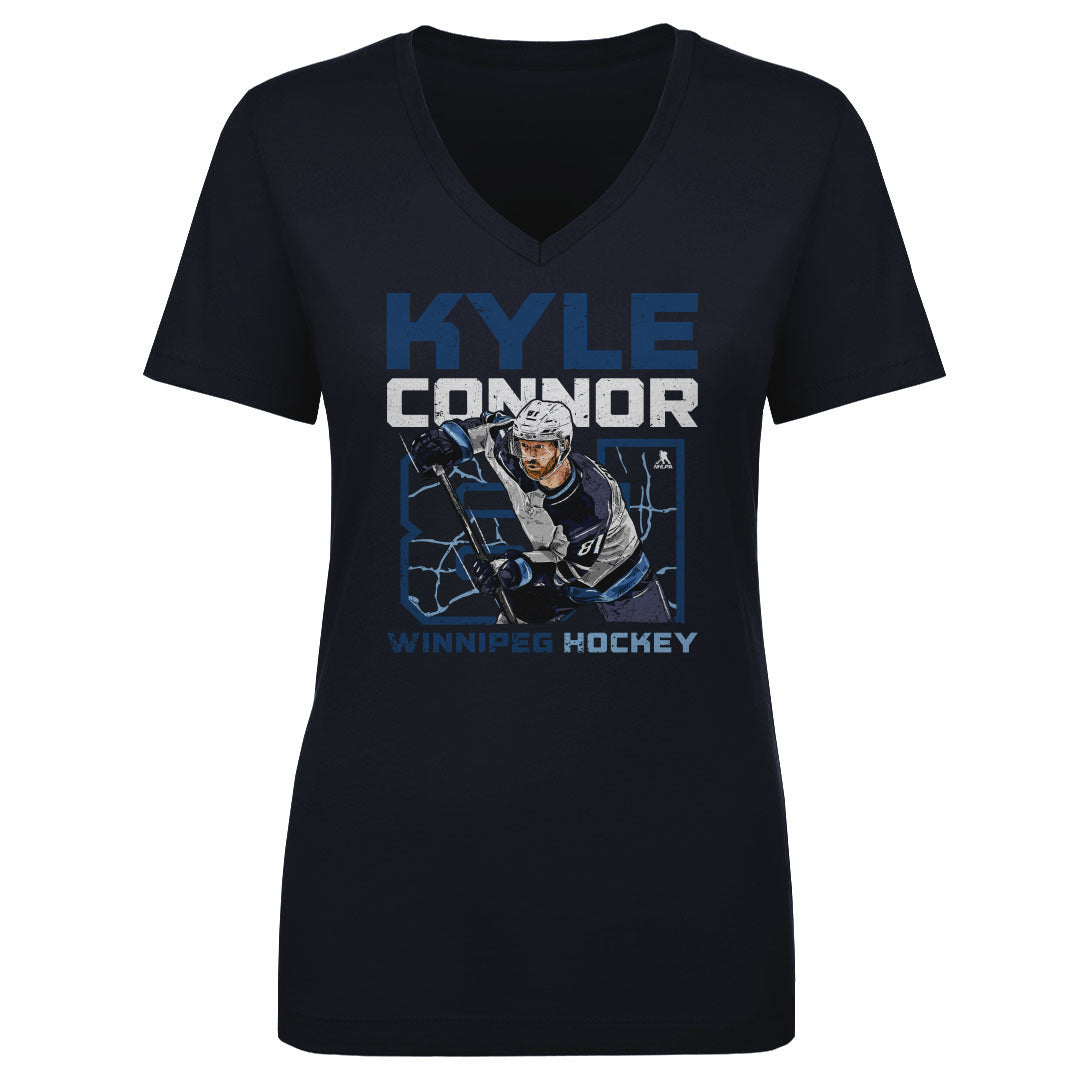 Kyle Connor Women&#39;s V-Neck T-Shirt | 500 LEVEL