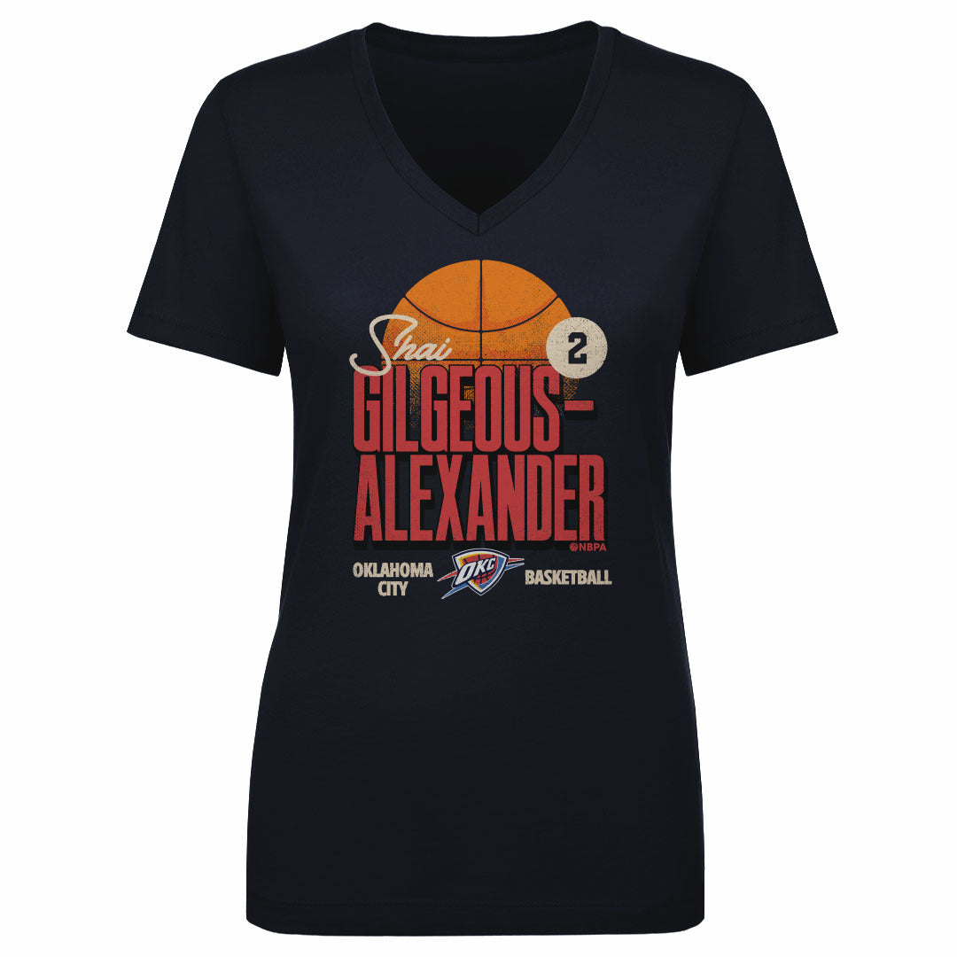 Shai Gilgeous-Alexander Women&#39;s V-Neck T-Shirt | 500 LEVEL