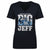 Jeffery Simmons Women's V-Neck T-Shirt | 500 LEVEL