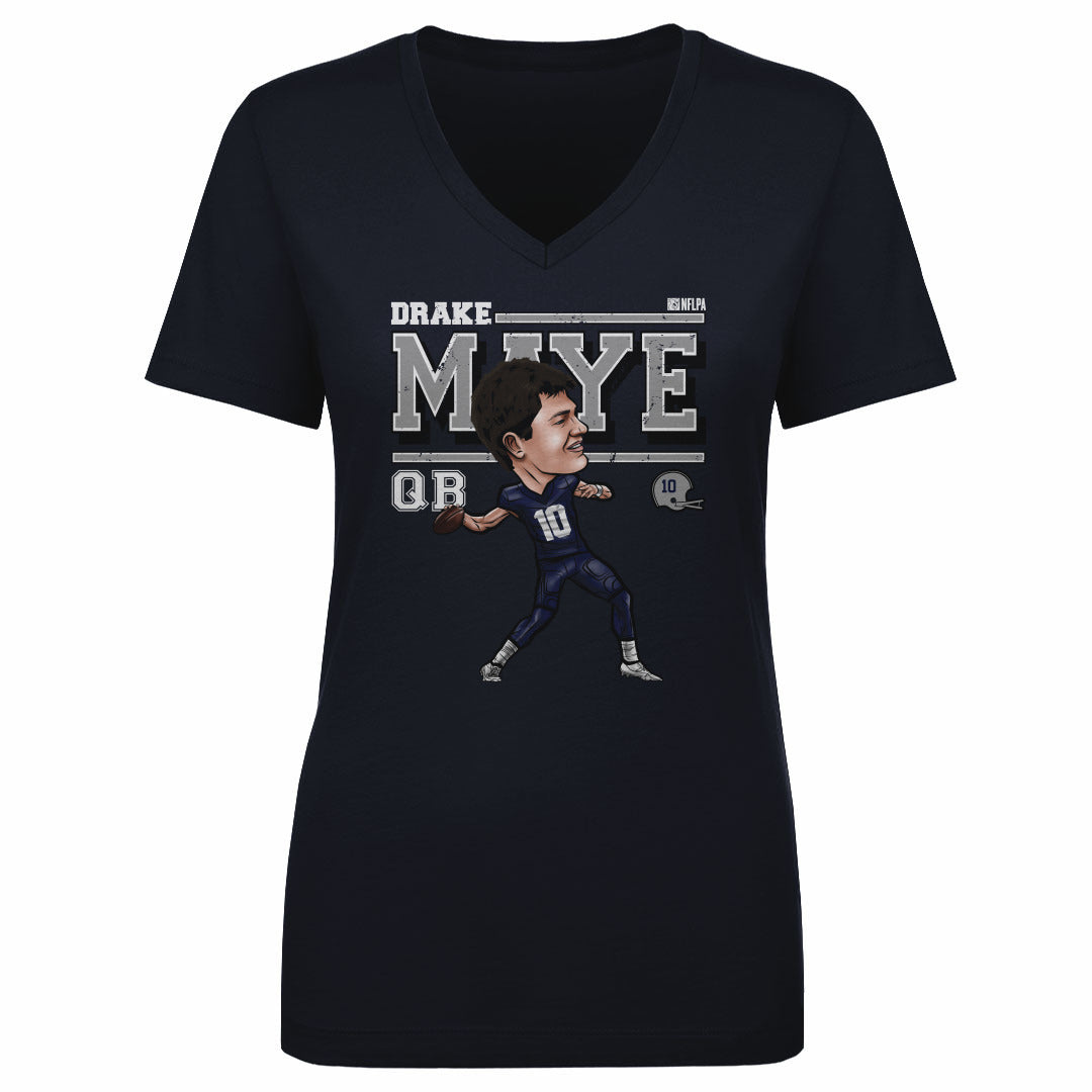 Drake Maye Women&#39;s V-Neck T-Shirt | 500 LEVEL