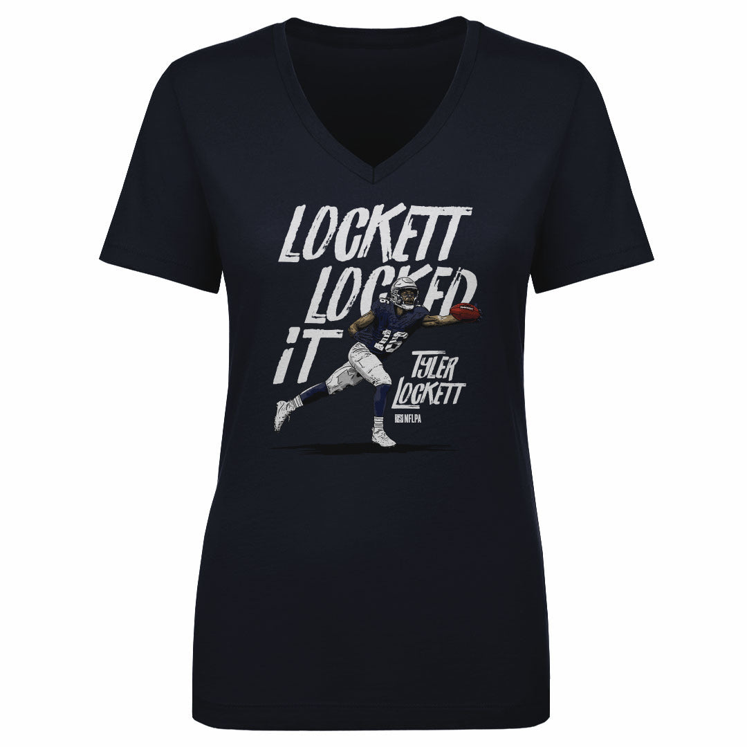 Tyler Lockett Women&#39;s V-Neck T-Shirt | 500 LEVEL