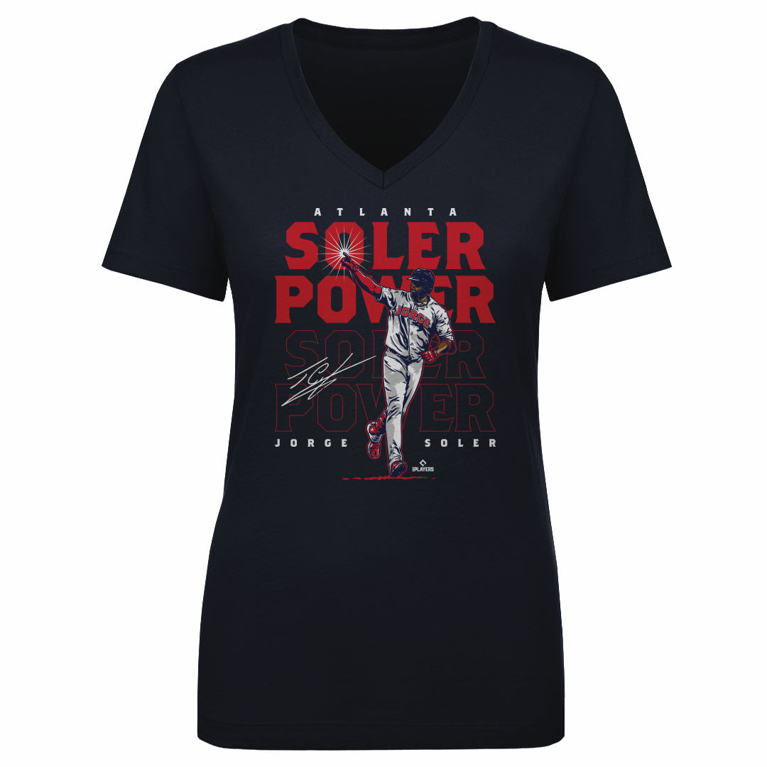 Jorge Soler Women&#39;s V-Neck T-Shirt | 500 LEVEL