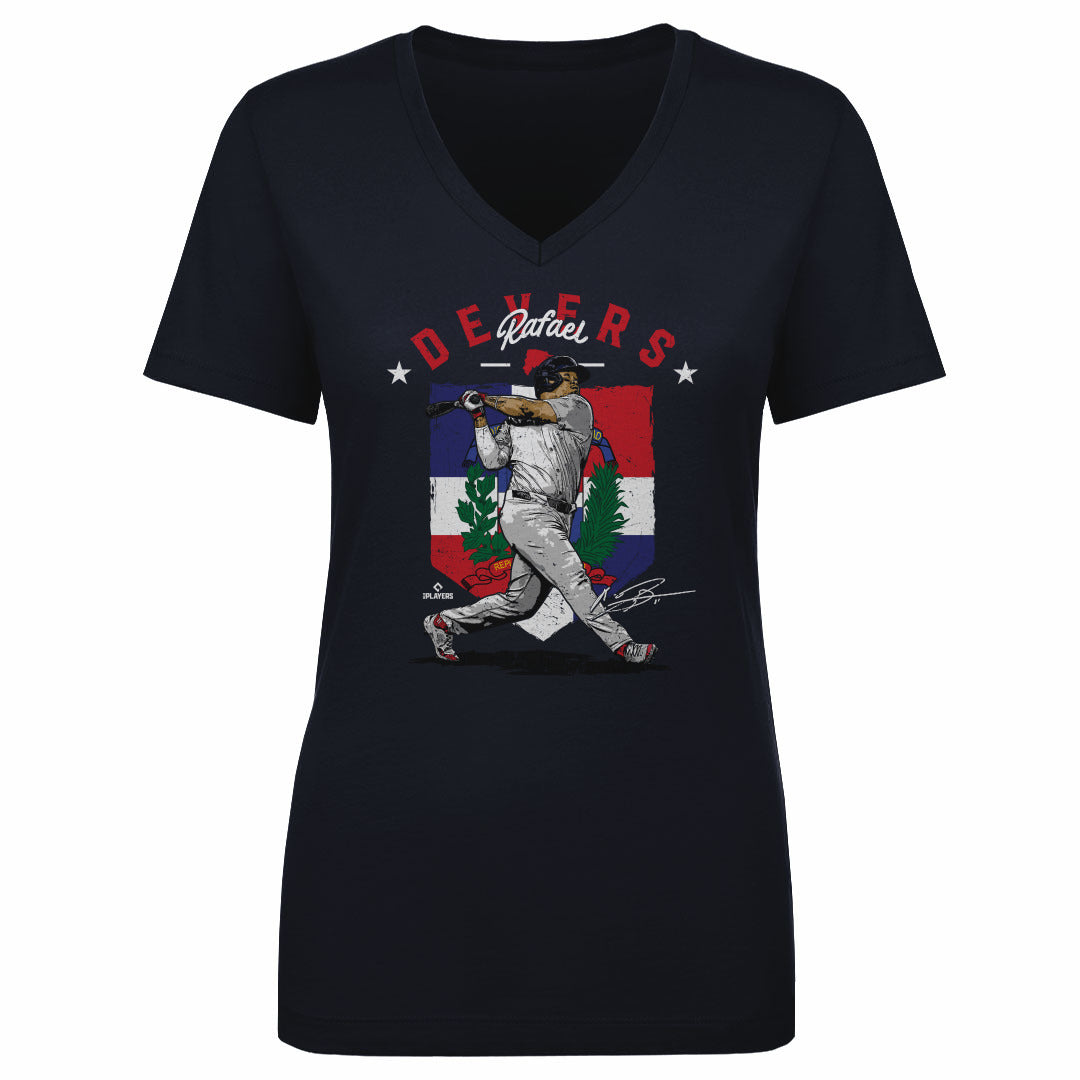 Rafael Devers Women&#39;s V-Neck T-Shirt | 500 LEVEL