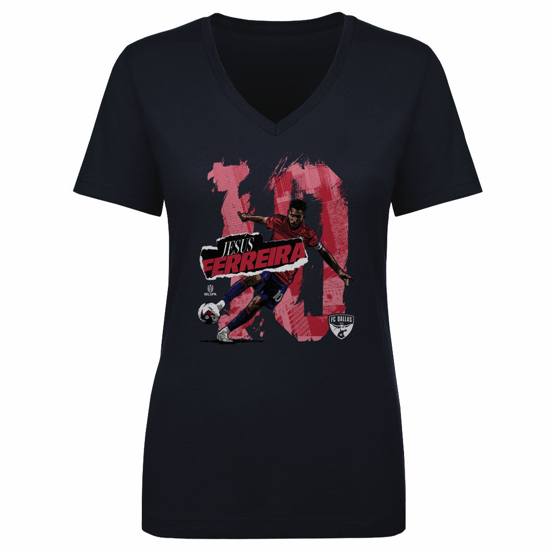 Jesus Ferreira Women&#39;s V-Neck T-Shirt | 500 LEVEL