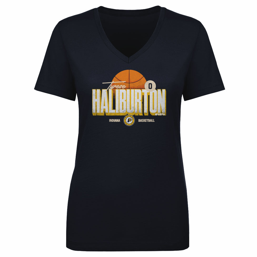 Tyrese Haliburton Women&#39;s V-Neck T-Shirt | 500 LEVEL