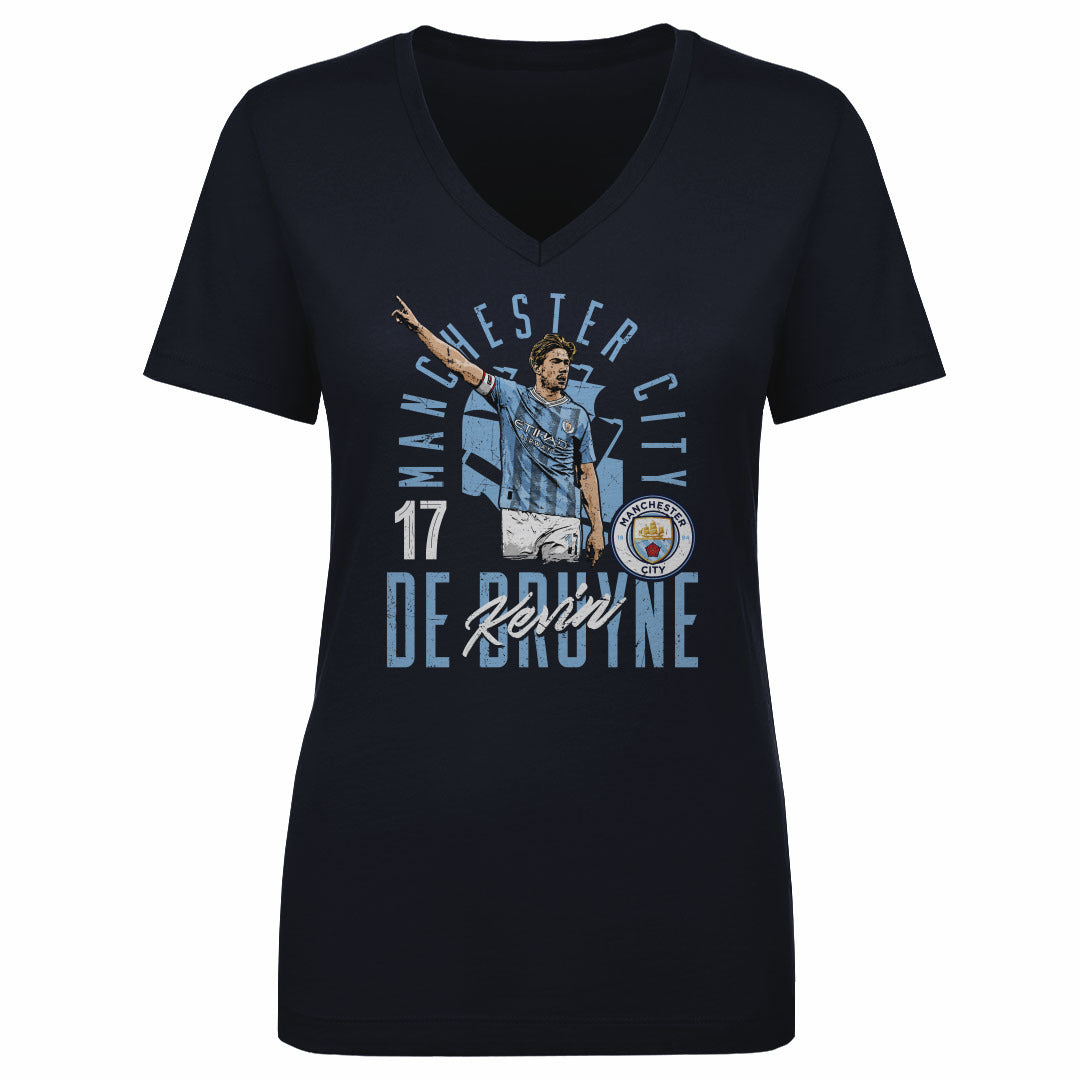 Kevin De Bruyne Women&#39;s V-Neck T-Shirt | 500 LEVEL