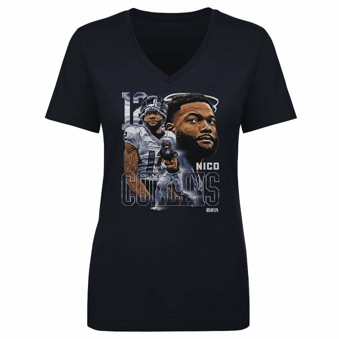 Nico Collins Women&#39;s V-Neck T-Shirt | 500 LEVEL