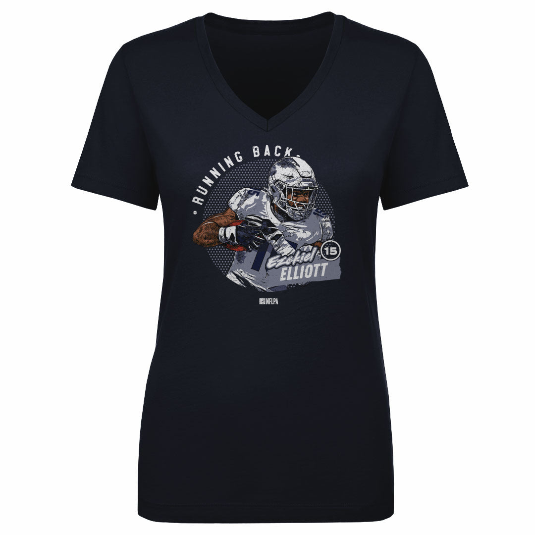 Ezekiel Elliott Women&#39;s V-Neck T-Shirt | 500 LEVEL