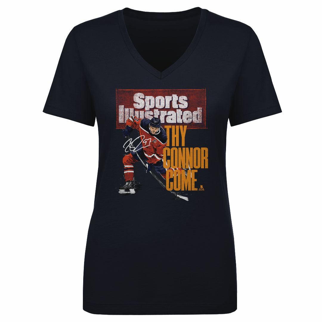 Connor McDavid Women&#39;s V-Neck T-Shirt | 500 LEVEL