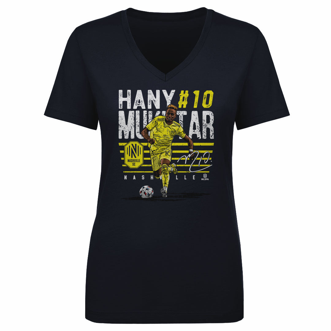 Hany Mukhtar Women&#39;s V-Neck T-Shirt | 500 LEVEL