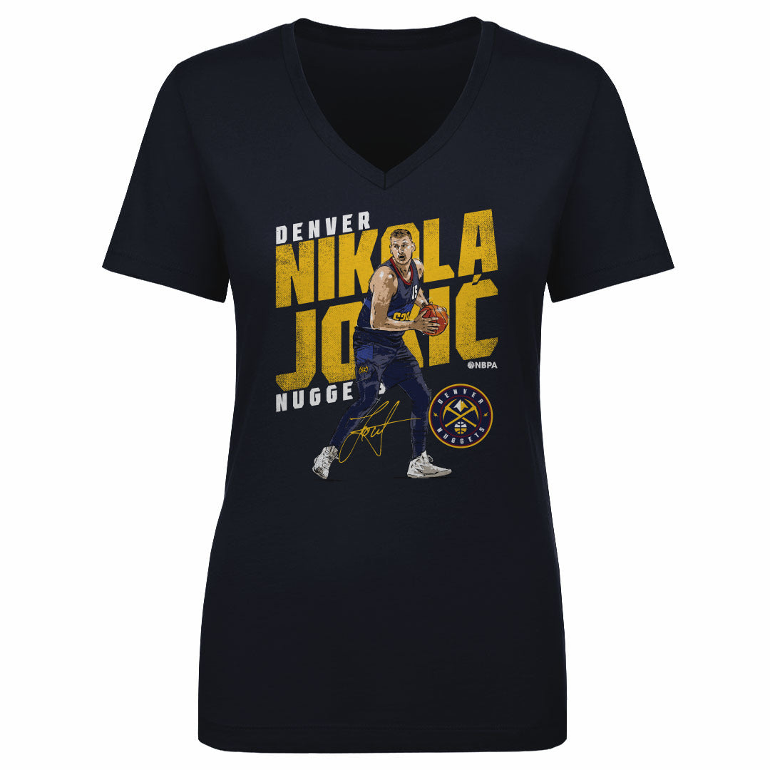 Nikola Jokic Women&#39;s V-Neck T-Shirt | 500 LEVEL