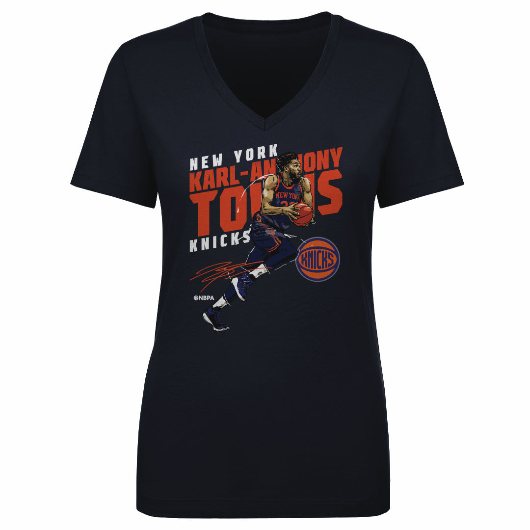 Karl-Anthony Towns Women&#39;s V-Neck T-Shirt | 500 LEVEL